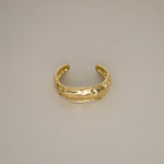 bai bangle, gold wide cuff bangle with hammered design