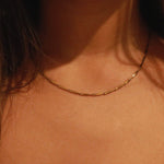 verrmae, naem necklace, thin melon link necklace, verrmae, necklaces, 18k gold plated jewellery, 18k gold plated necklace, 18k gold plated stainless steel, 18k gold plated, waterproof jewellery, vintage inspired jewellery, jewellery melbourne, jewellery, everyday jewellery, gold jewellery, gold necklace, gold plated necklace, gold plated jewellery, jewellery australia