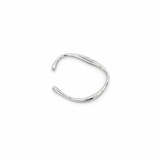 BALLY SILVER CUFF BANGLE