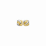 ELEVEN TWO TONE EARRINGS