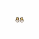 ERISSE TWO TONE EARRINGS