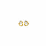 ESPARI TWO TONE EARRINGS