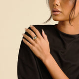 RISSE TWO TONE RING SET