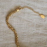 verrmae, necca necklace, gold braided chain necklace, verrmae, necklaces, 18k gold plated jewellery, 18k gold plated necklace, 18k gold plated stainless steel, 18k gold plated, waterproof jewellery, vintage inspired jewellery, jewellery melbourne, jewellery, everyday jewellery, gold jewellery, gold necklace, gold plated necklace, gold plated jewellery, jewellery australia