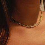 verrmae, nanea necklace, gold 6mm watch band chain necklace, verrmae, necklaces, 18k gold plated jewellery, 18k gold plated necklace, 18k gold plated stainless steel, 18k gold plated, waterproof jewellery, vintage inspired jewellery, jewellery melbourne, jewellery, everyday jewellery, gold jewellery, gold necklace, gold plated necklace, gold plated jewellery, jewellery australia